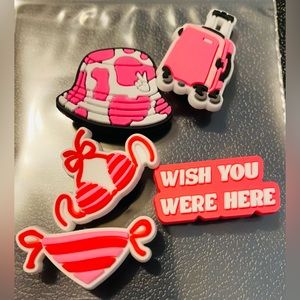 Brand New 5 Pack Shoe Charms vacation/beach Pack